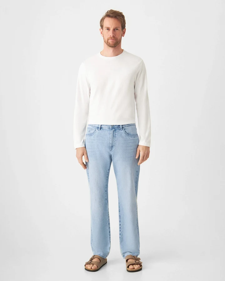 DUSK Regular Straight Minimal Stretch - Classic - Bright Blue