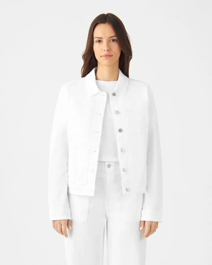 CALLISTO Jacket Soft Organic - Classic - White Denim