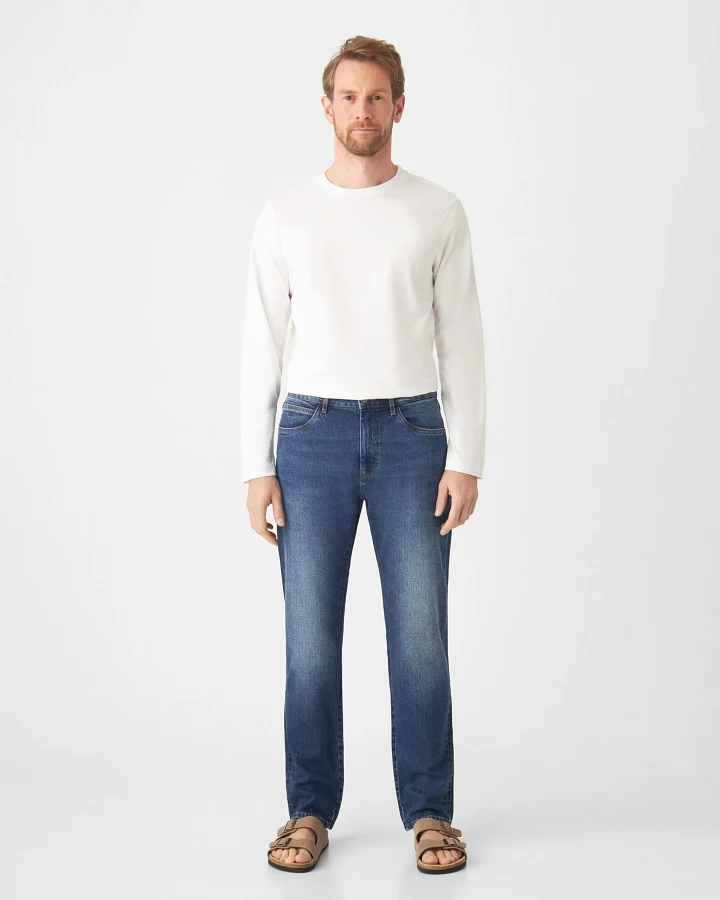 DUSK Regular Straight Minimal Stretch - Classic - Dark Blue