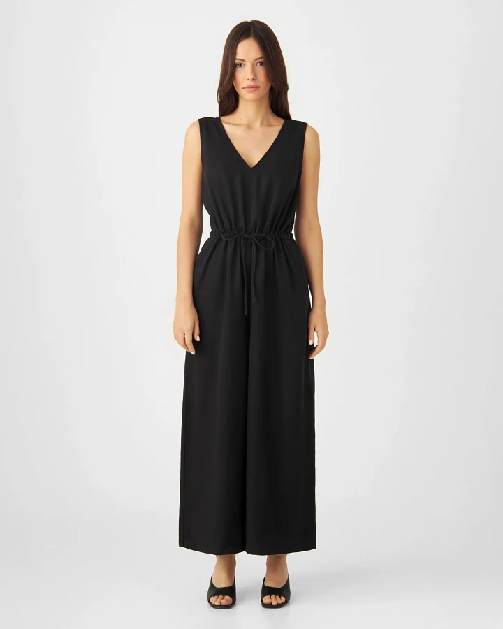 MOONLIGHT Tencel - Classic Overall - Midnight Black