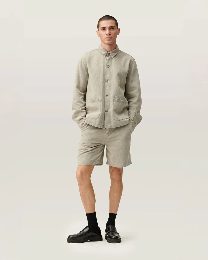 SHORTY Lightweight Hemp - Shorts - Rock Olive