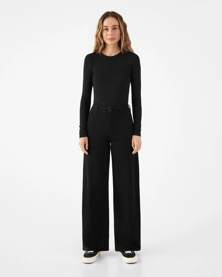 BLINK Wide Barrel Culotte Soft Denim - Classic - Stay Black