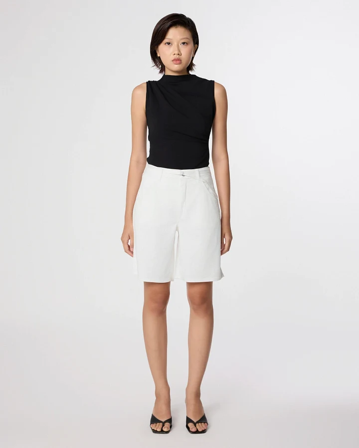BLINKY Soft Denim - Shorts - White Denim