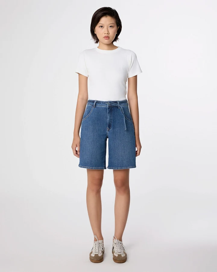 BLINKY Soft Denim - Shorts - Medium Blue