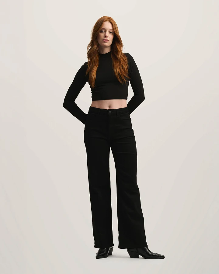 DEW Flared Soft Denim - Classic - Stay Black