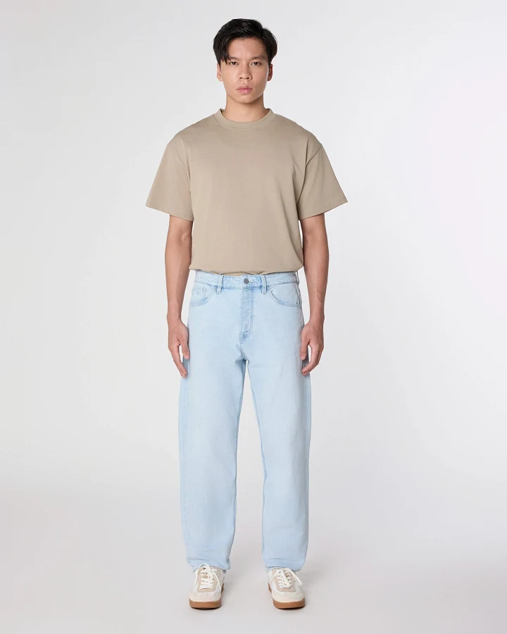 RISE Relaxed Tapered Minimal Stretch - Basic - Ice Blue