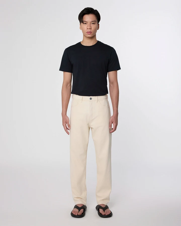 RISE Relaxed Tapered Minimal Stretch - Basic - Ecru