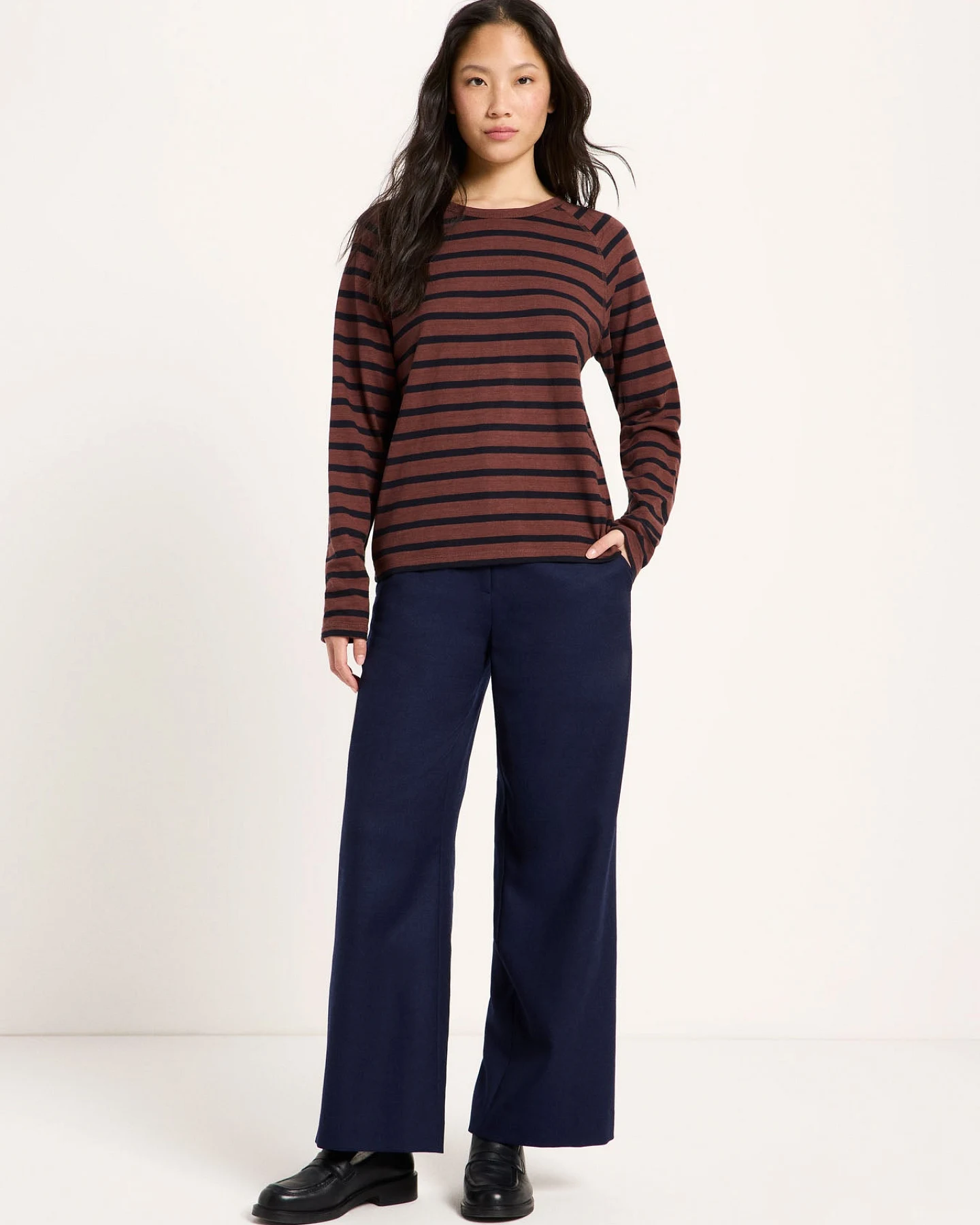 Langarm-Raglanshirt (GOTS) – Ansicht 3