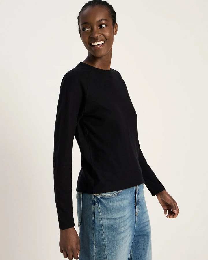 Langarm-Raglanshirt (GOTS)