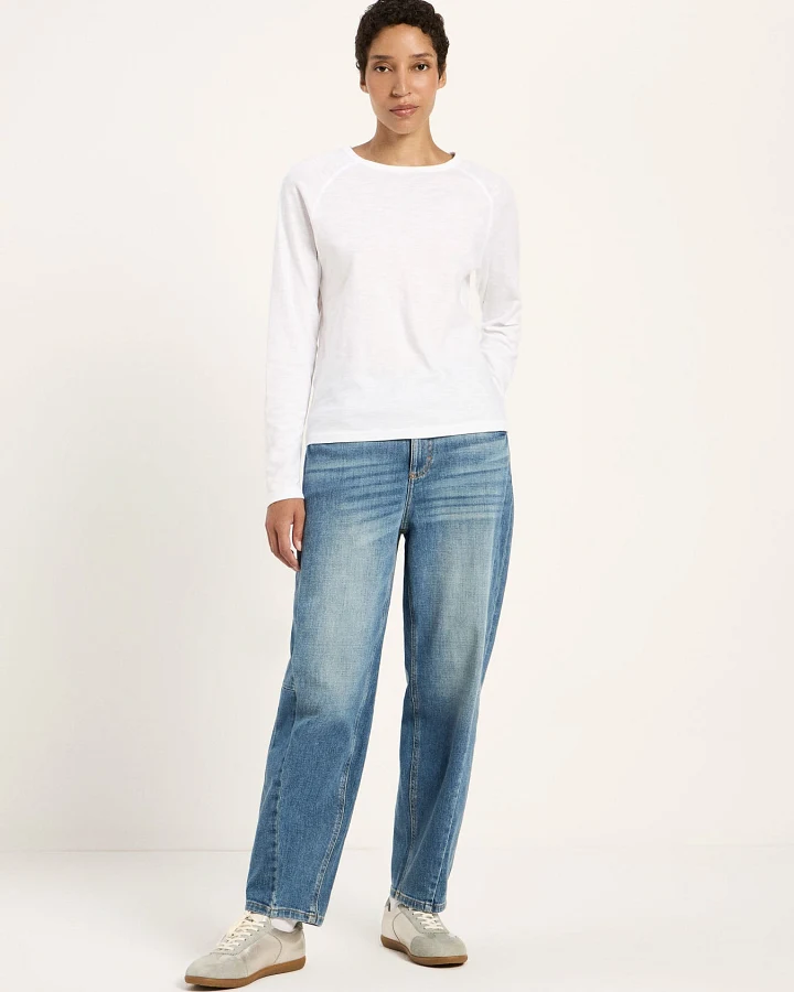 Langarm-Raglanshirt (GOTS)
