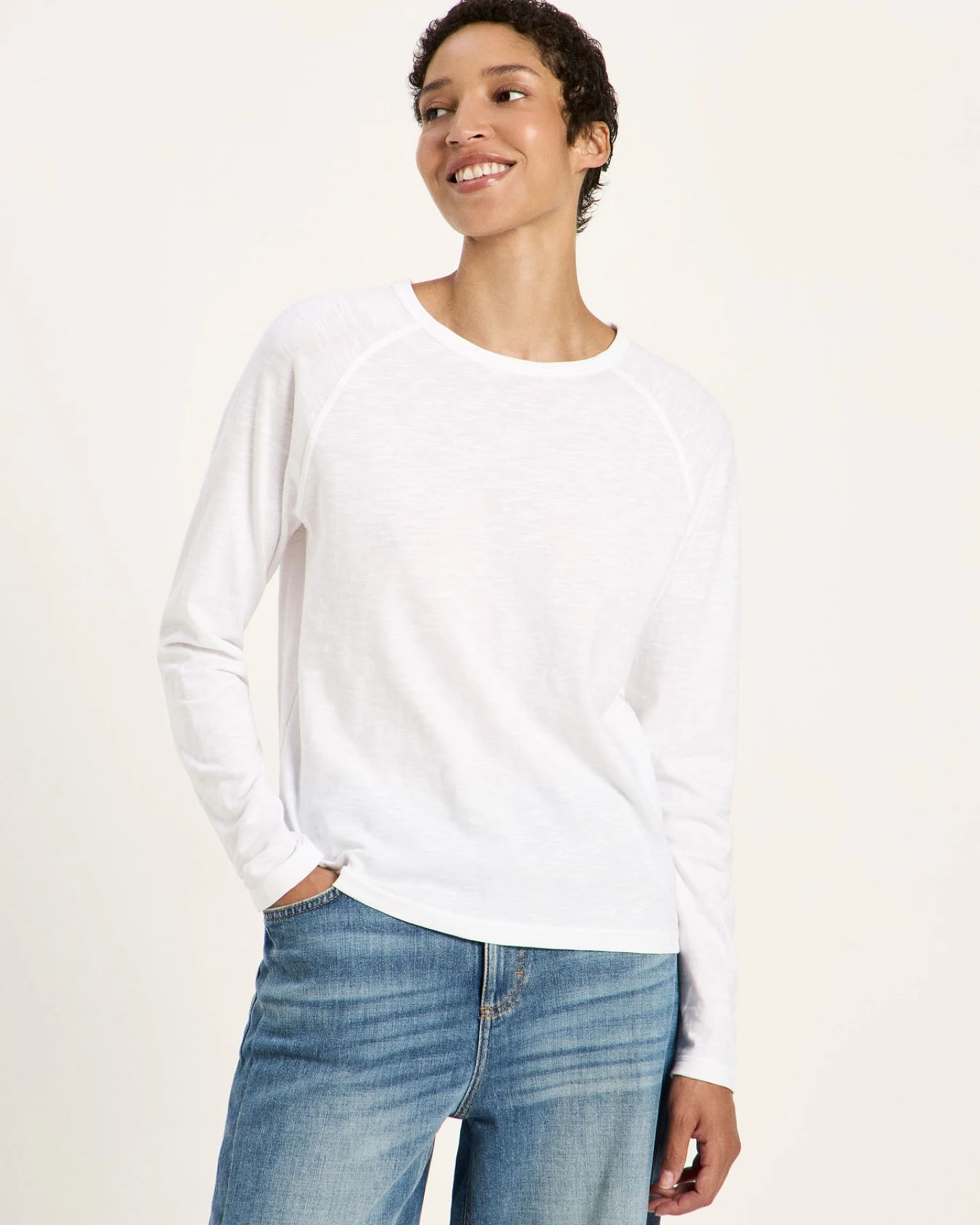 Langarm-Raglanshirt (GOTS) – Ansicht 2