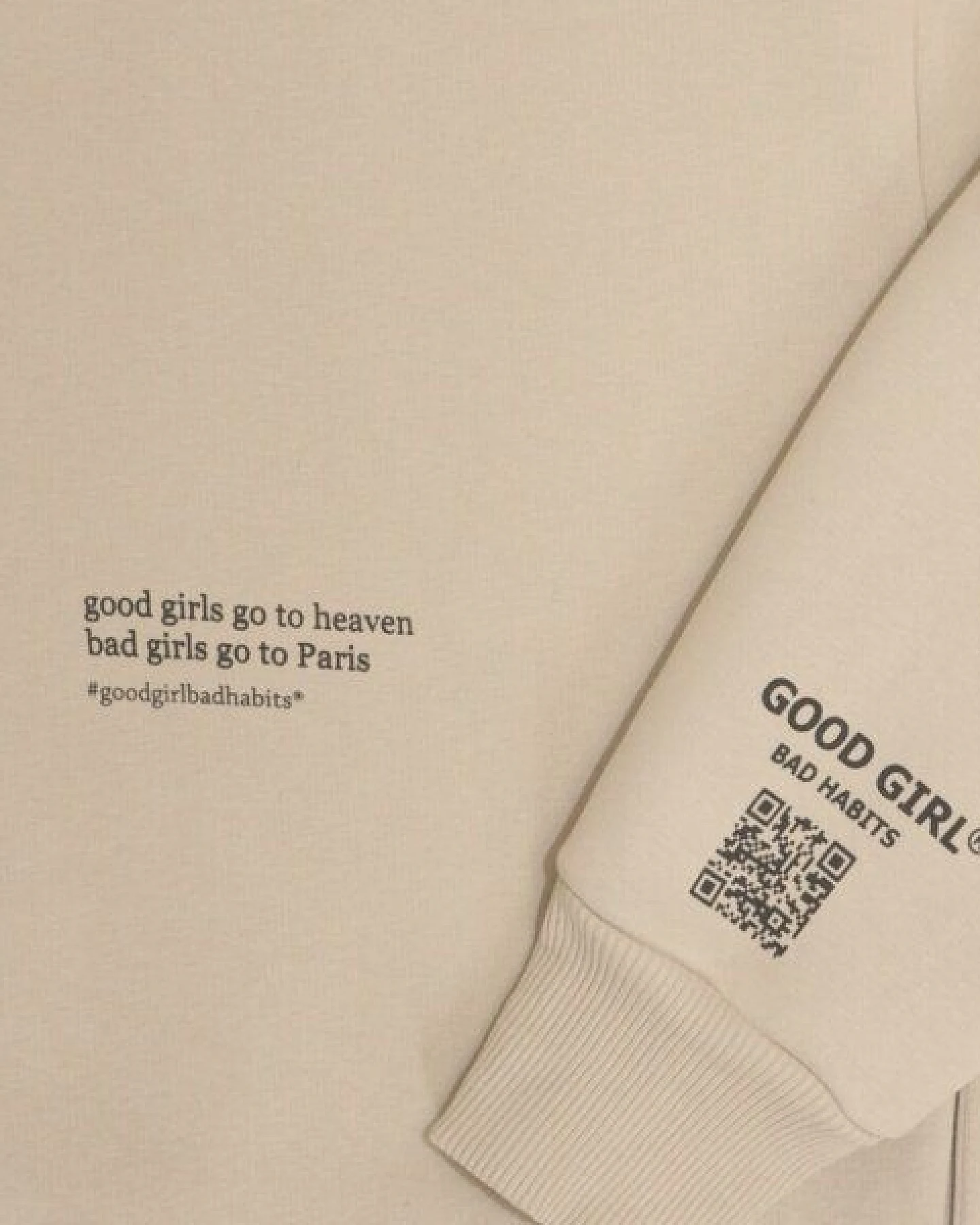 GOOD GIRL BAD HABITS Hoodie "BAD GIRLS GO TO PARIS" – Ansicht 3