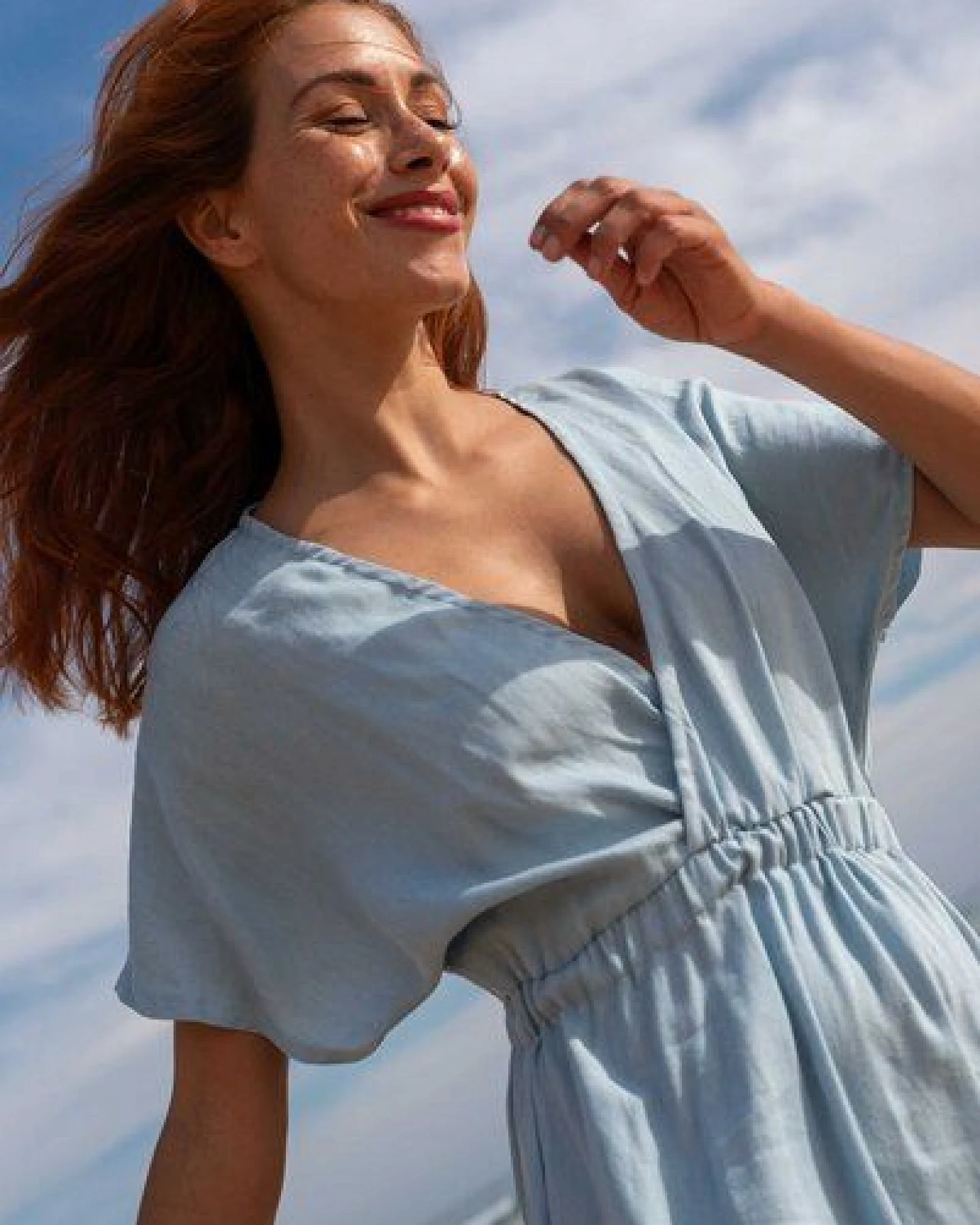 WiDDA berlin Kimonokleid in Jeans aus TENCEL® Chambray – Ansicht 2