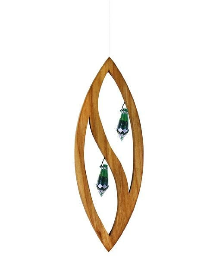 Mitienda Shop Fensterdeko aus Holz, Fakos mit Kristall
