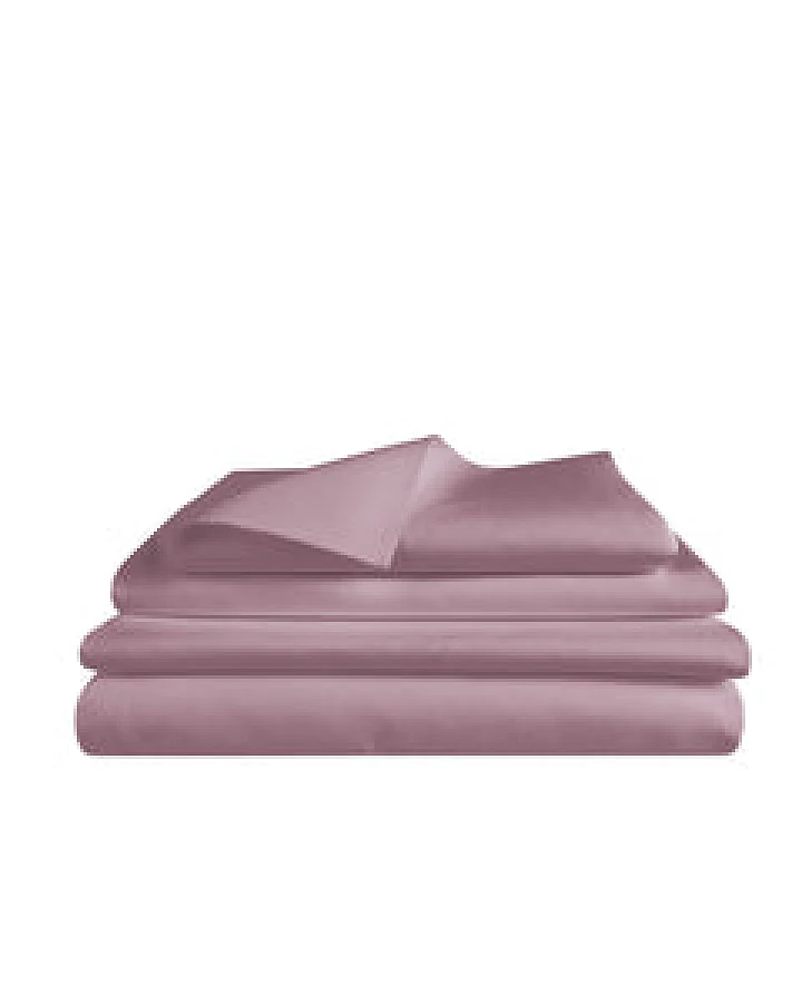 Bettwäsche Set: Halbleinen mauve