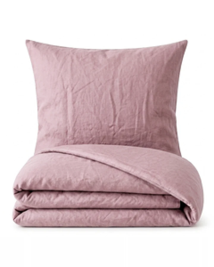 Bettwäsche Set: Halbleinen mauve