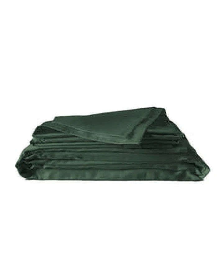 Bettwäsche Set: Baumwoll-Satin waldgrün