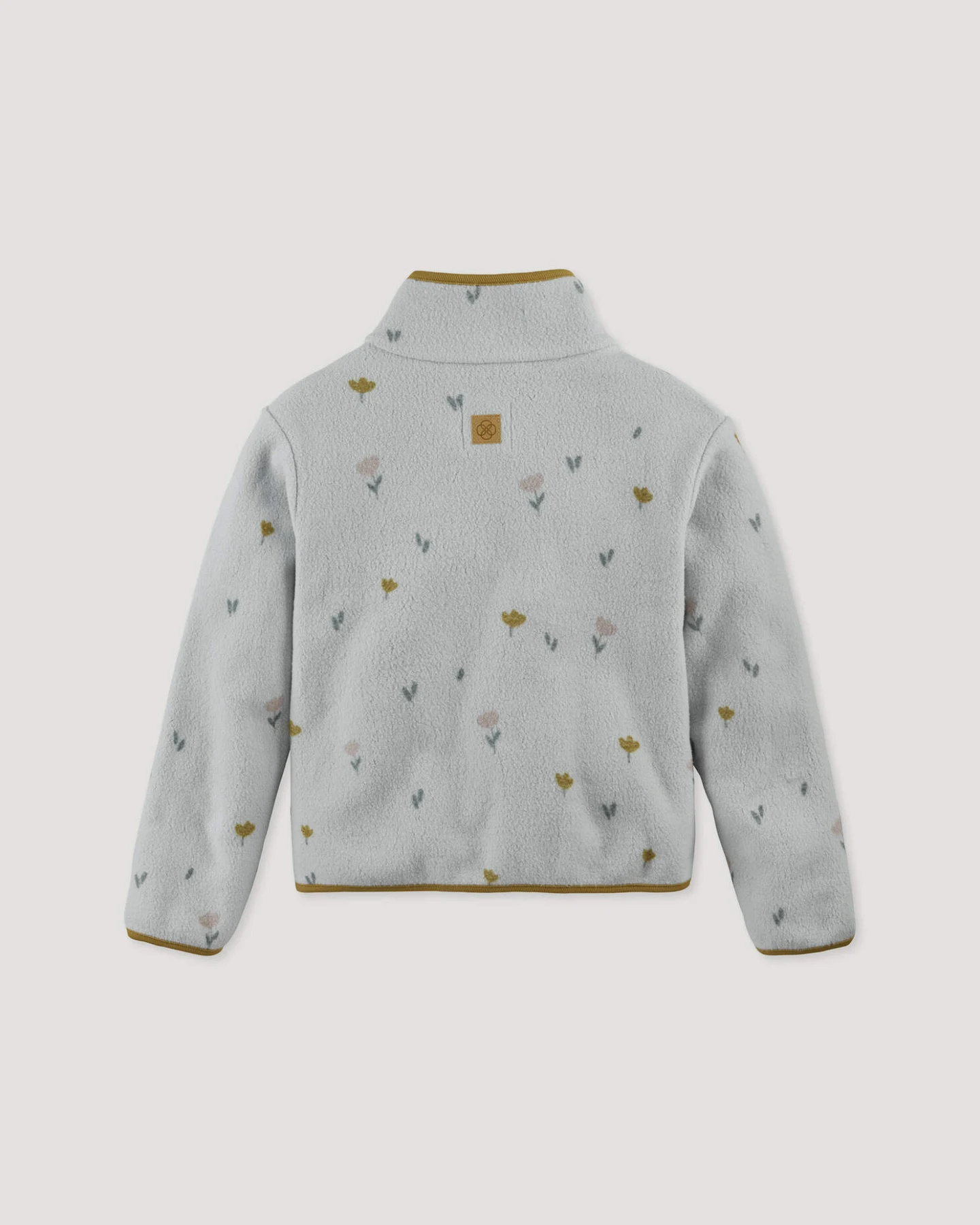 hessnatur Kinder Fleece Jacke aus Bio-Baumwolle - grau - Größe 134/140 – Ansicht 2