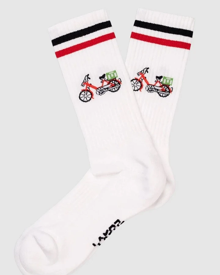 Red Maxi Socks