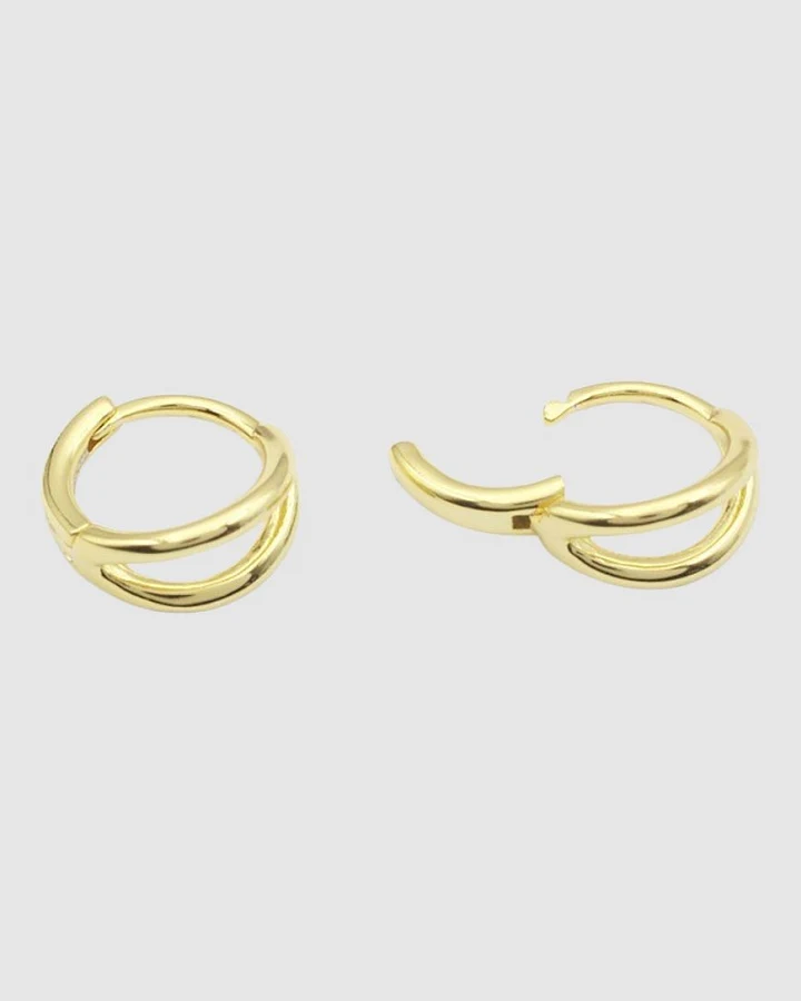 Kreole Hinged Hoop Double