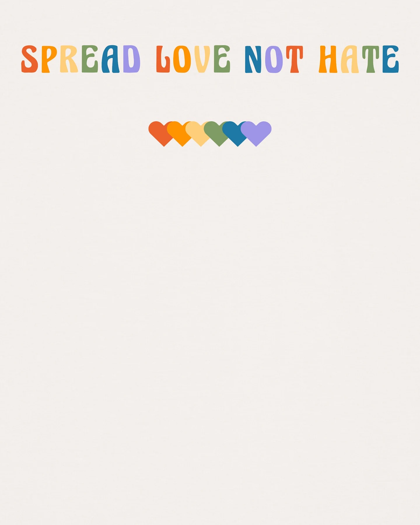 Watapparel Shirt Spread Love not Hate – Ansicht 3