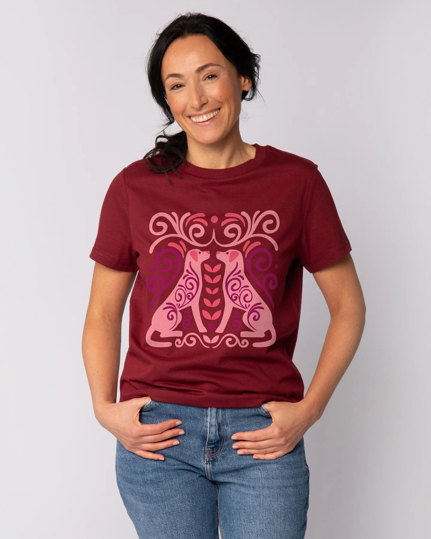 Watapparel T-Shirt Hundeliebe – Ansicht 2