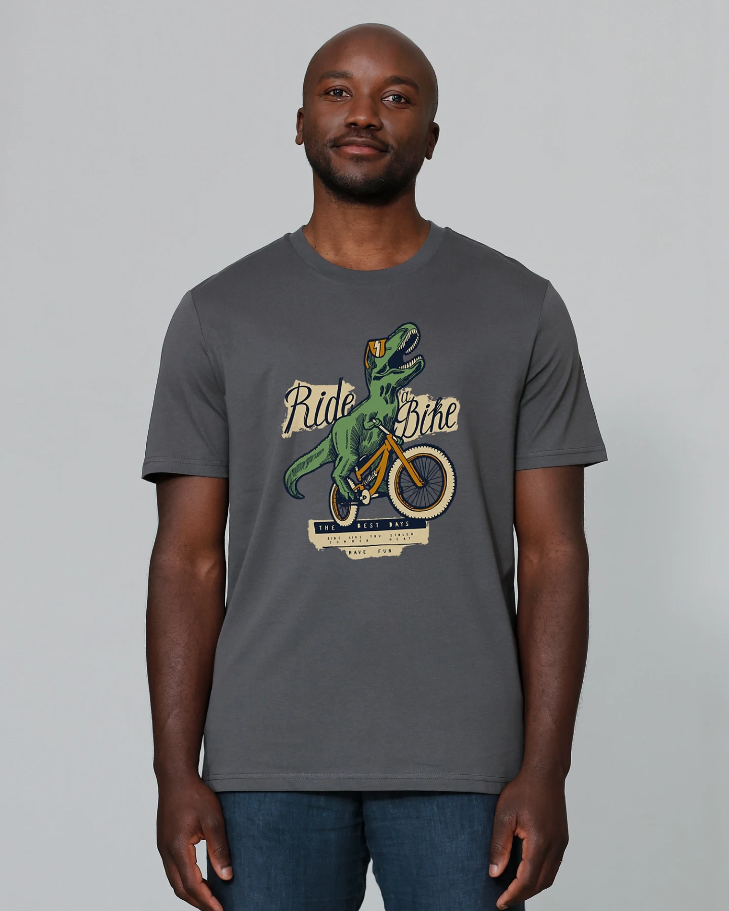 Watapparel Shirt T-Rex Fahrrad – Ansicht 2