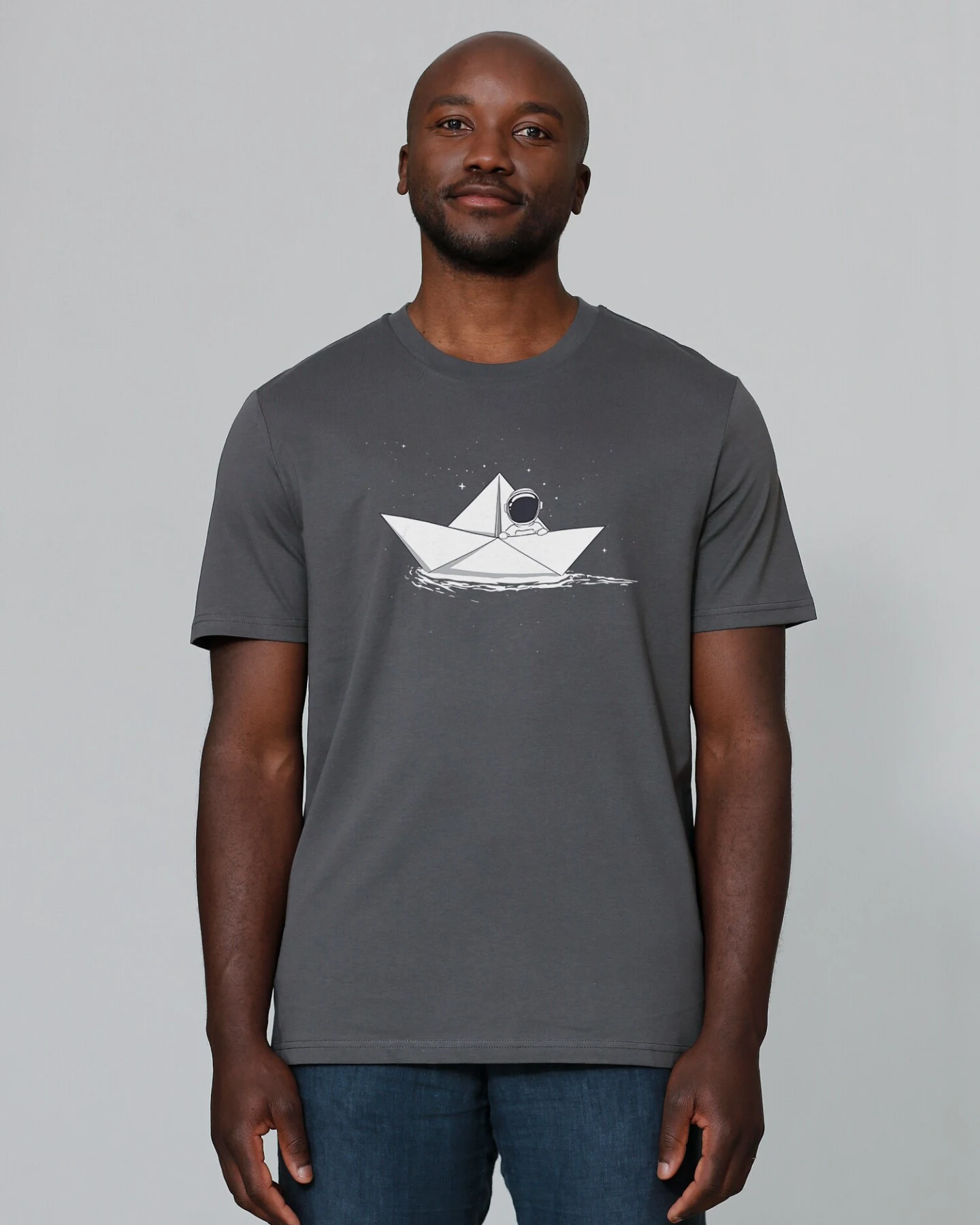 Watapparel Shirt Astronaut in paper boat – Ansicht 2