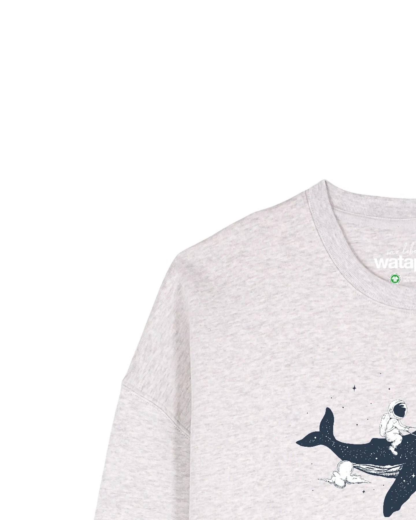 Watapparel Sweatshirt Spacewhale – Ansicht 3