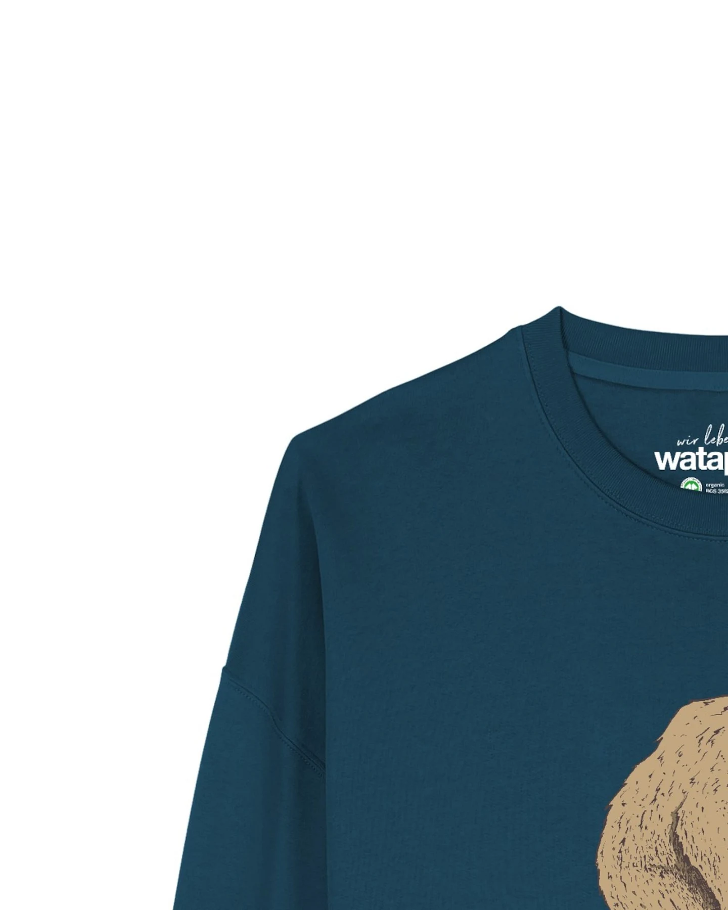 Watapparel Sweatshirt Fahrradbär – Ansicht 3