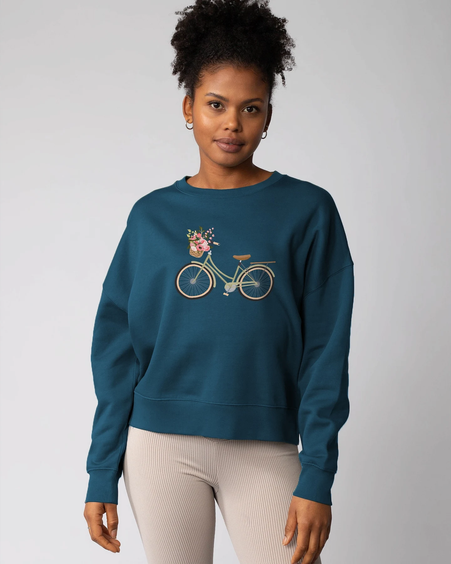 Watapparel Sweatshirt Damenfahrrad – Ansicht 2