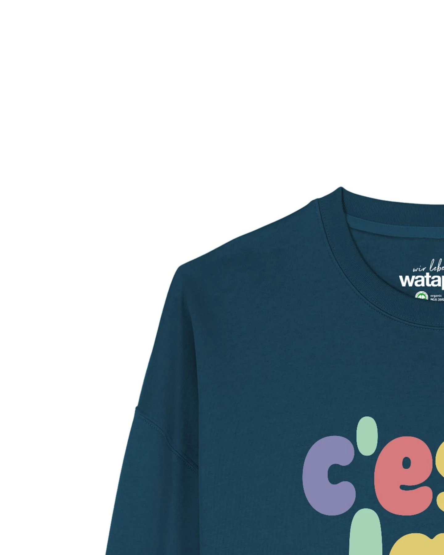 Watapparel Sweatshirt Cest la vie – Ansicht 3