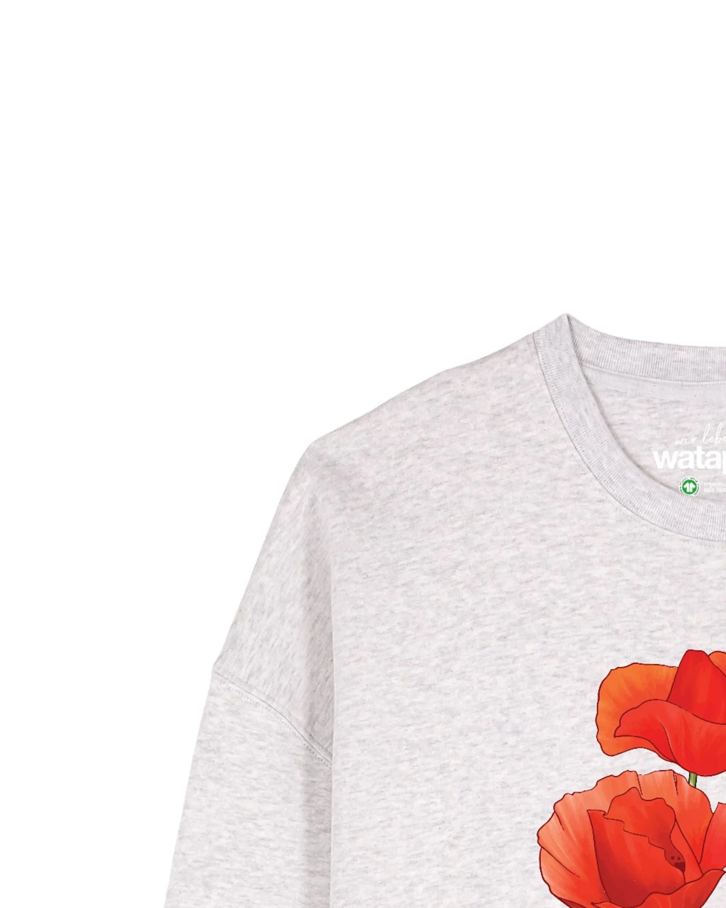 Watapparel Sweatshirt Poppy Flowers – Ansicht 3