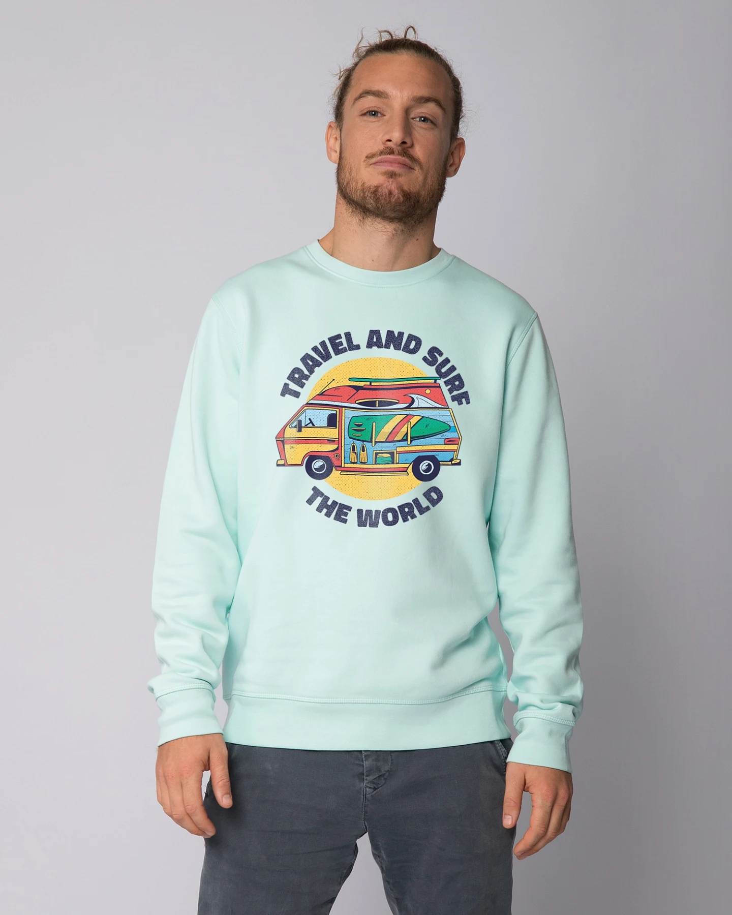 Watapparel Sweatshirt Travel and surf – Ansicht 2