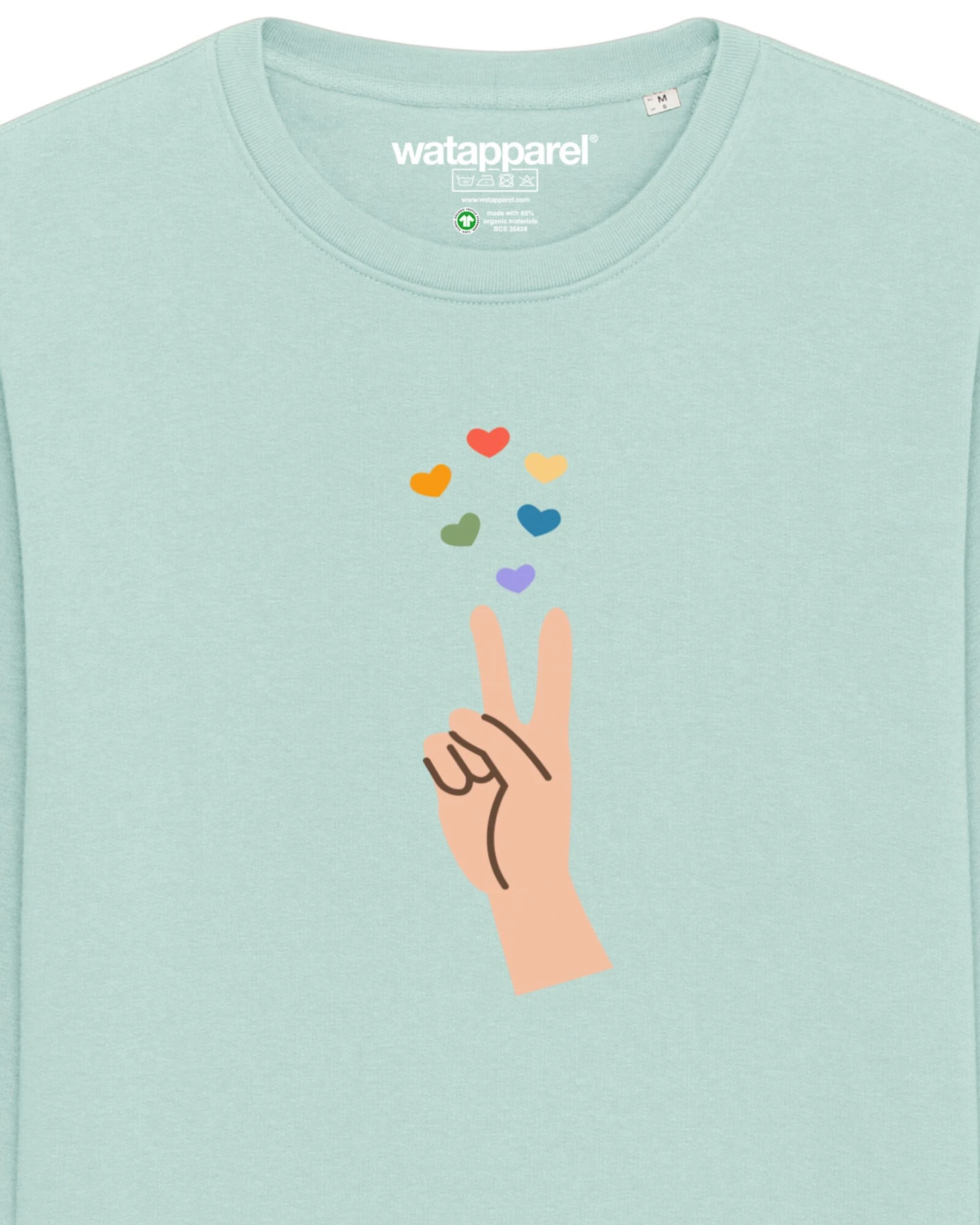 Watapparel Sweatshirt Spread love – Ansicht 3