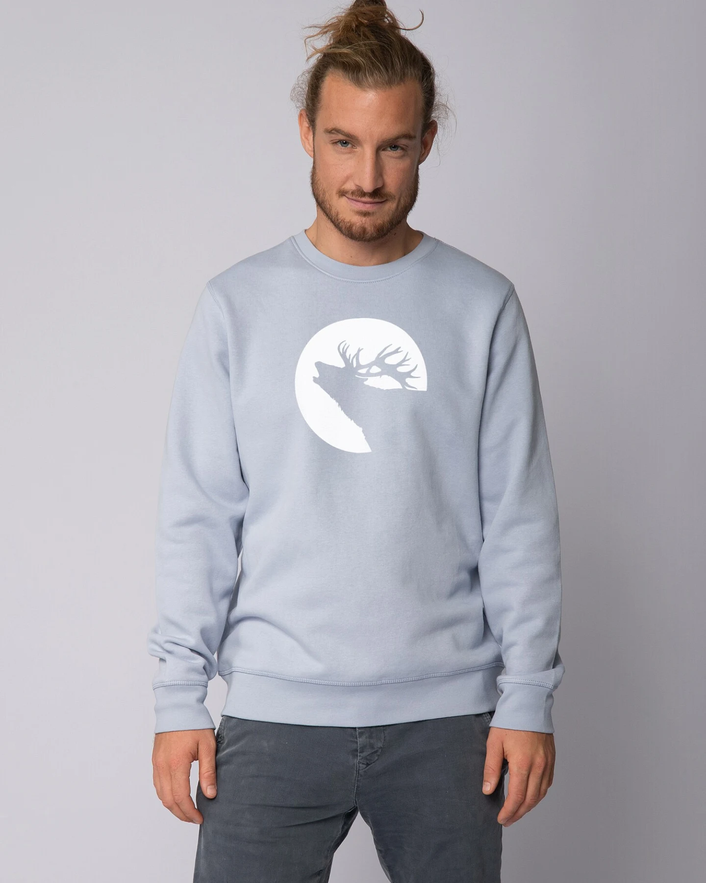 Watapparel Sweatshirt Röhrender Hirsch – Ansicht 2