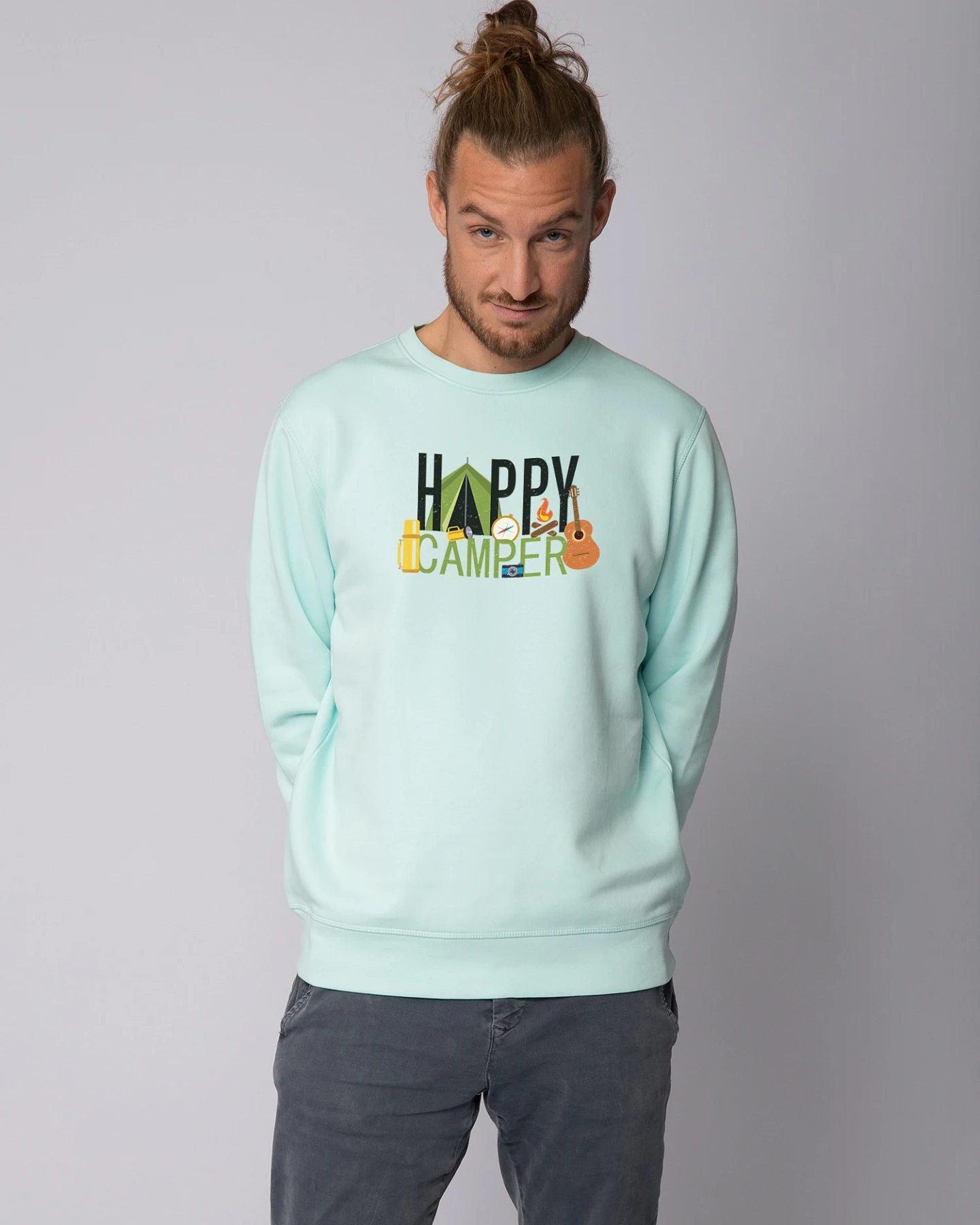 Watapparel Sweatshirt Happy Camper – Ansicht 2
