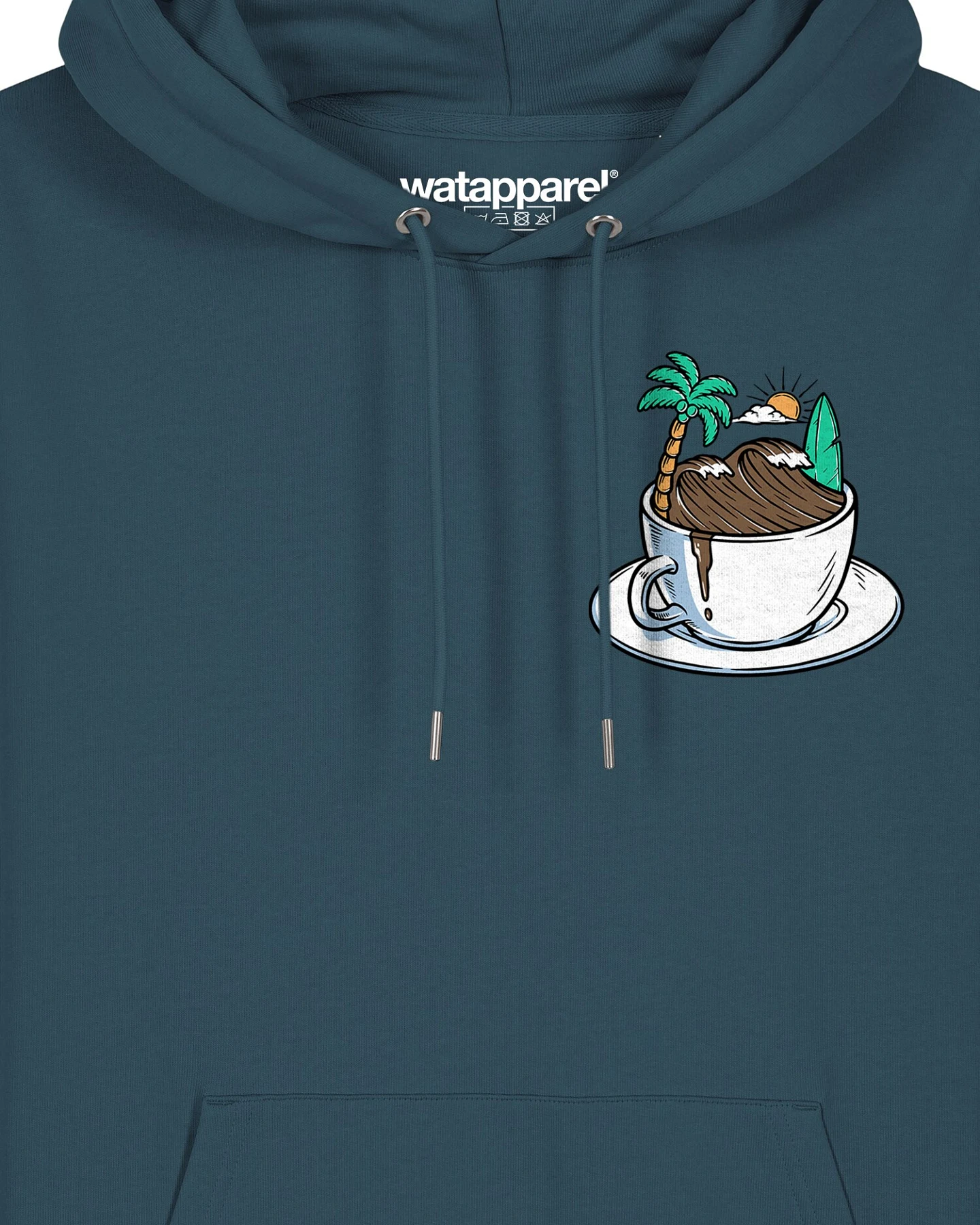 Watapparel Sweatshirt Coffee Waves – Ansicht 3