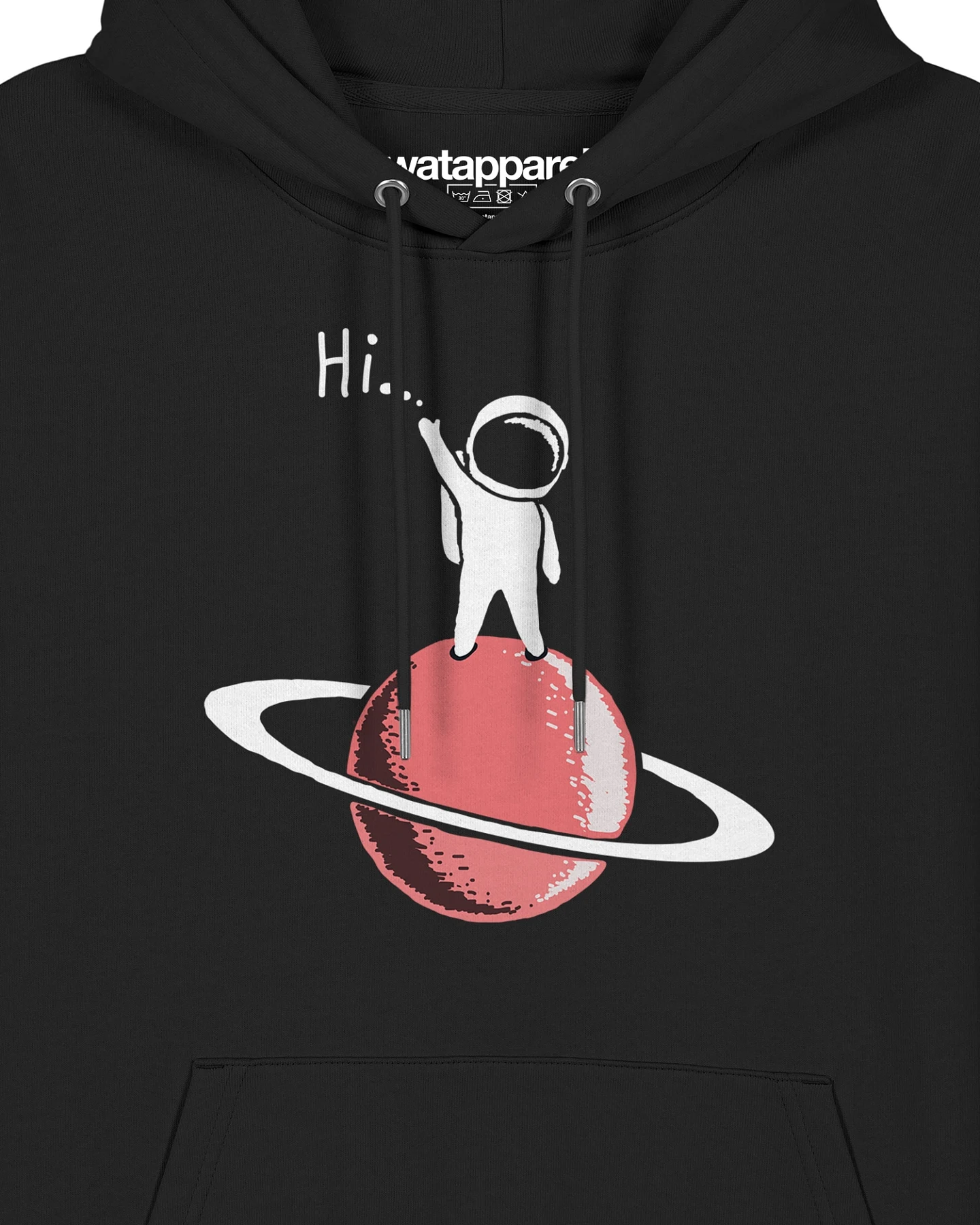 Watapparel Sweatshirt Astronaut says Hi – Ansicht 3