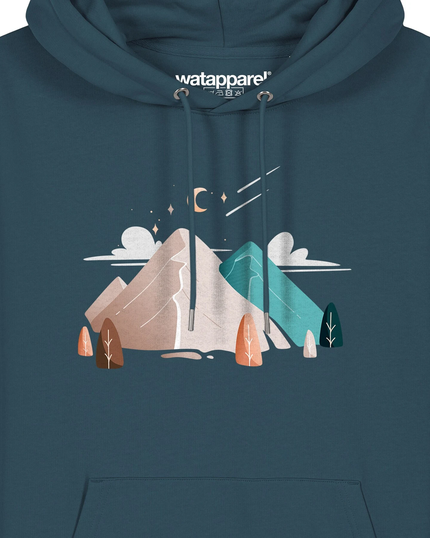 Watapparel Sweatshirt Night & Clouds – Ansicht 3