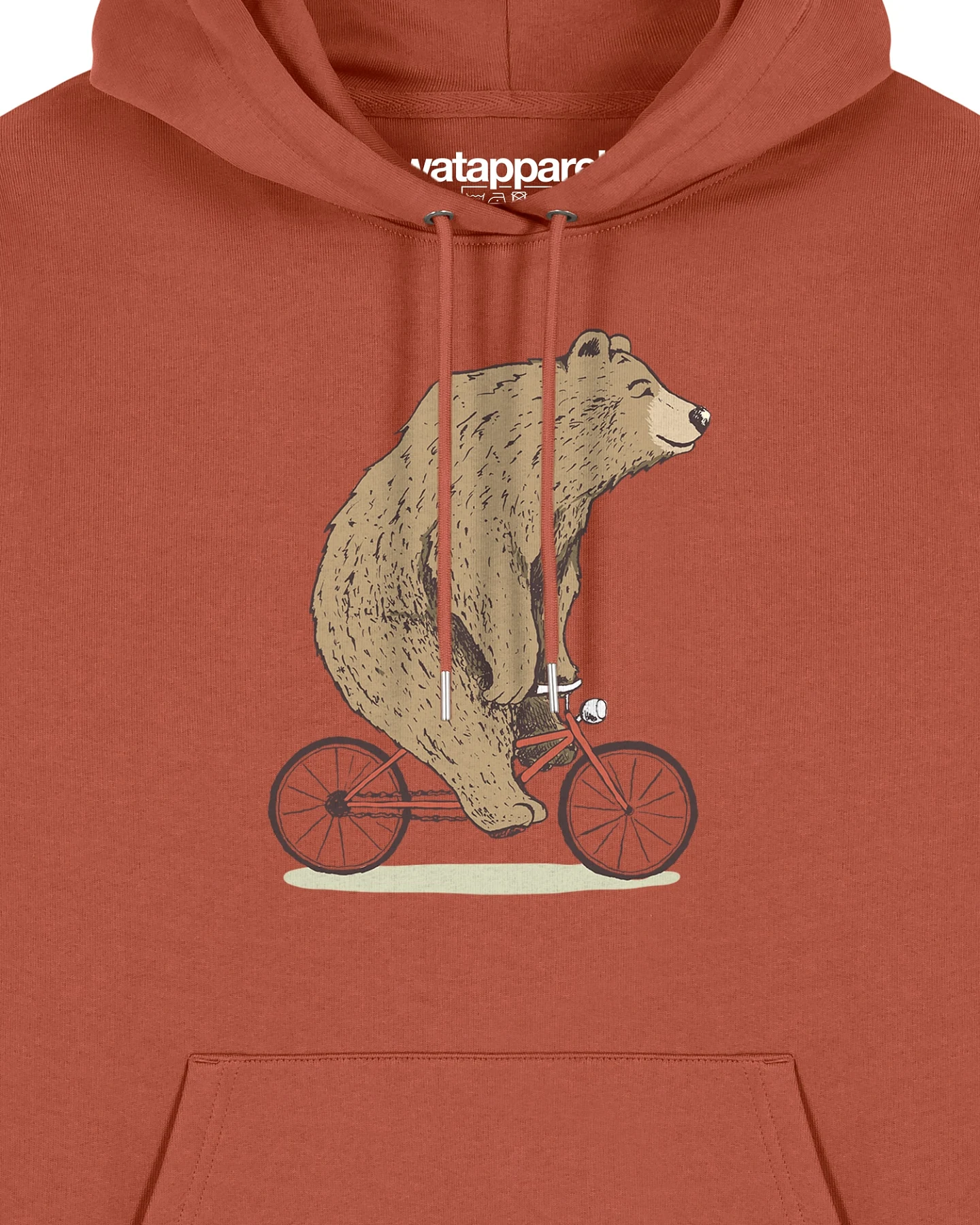 Watapparel Sweatshirt Fahrradbär – Ansicht 3