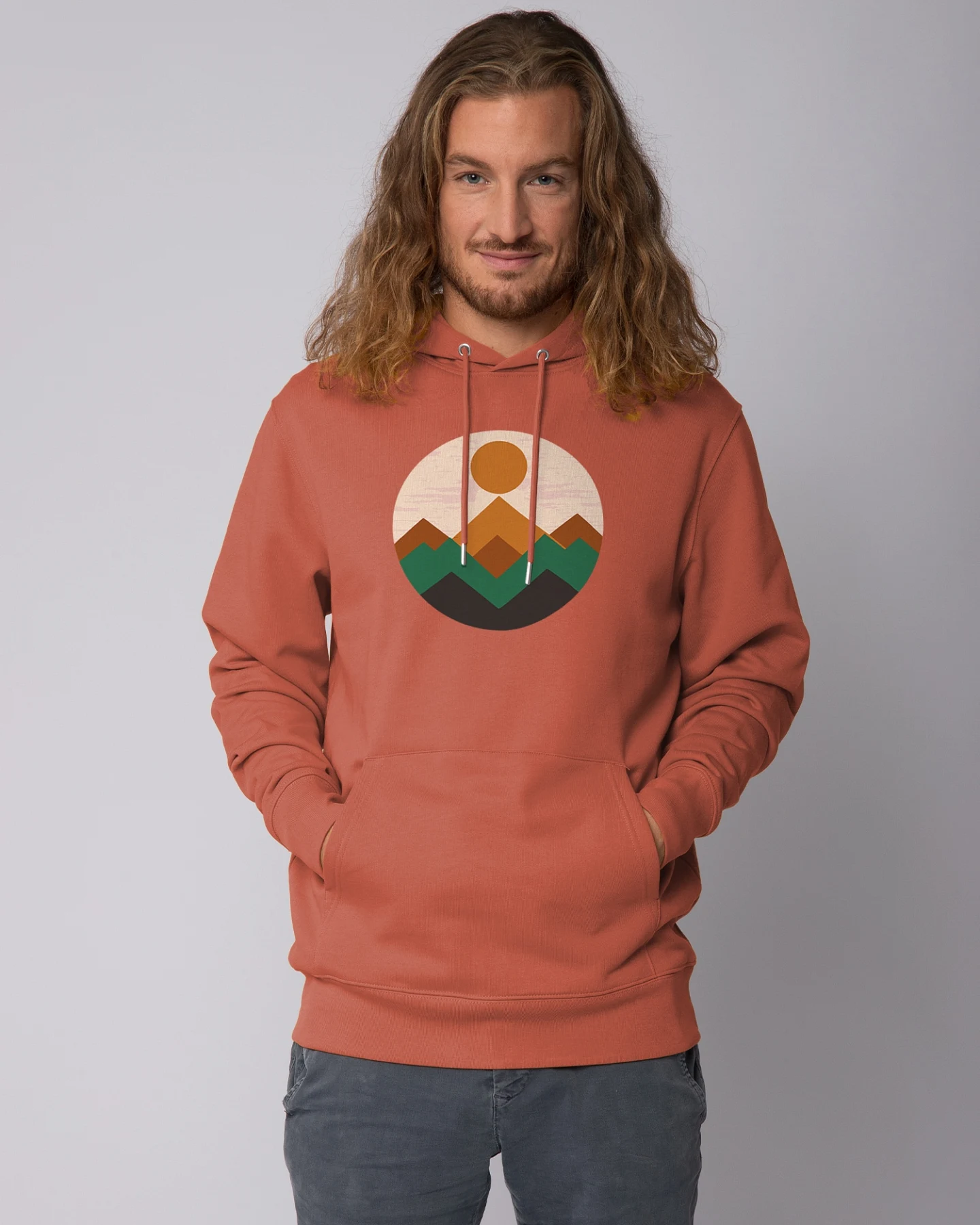Watapparel Sweatshirt Geometric Landscape 2 – Ansicht 2