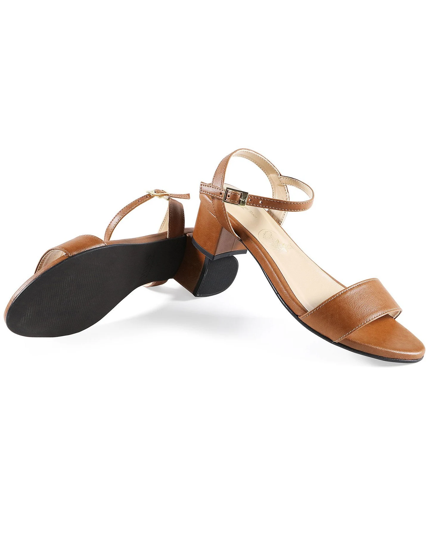 Will's Vegan Store Damen vegan Sandalen City Braun – Ansicht 2