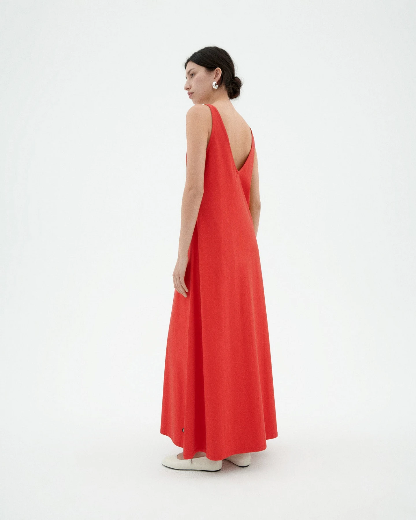 Thinking MU Damen vegan Kleid Sade Rot – Ansicht 2