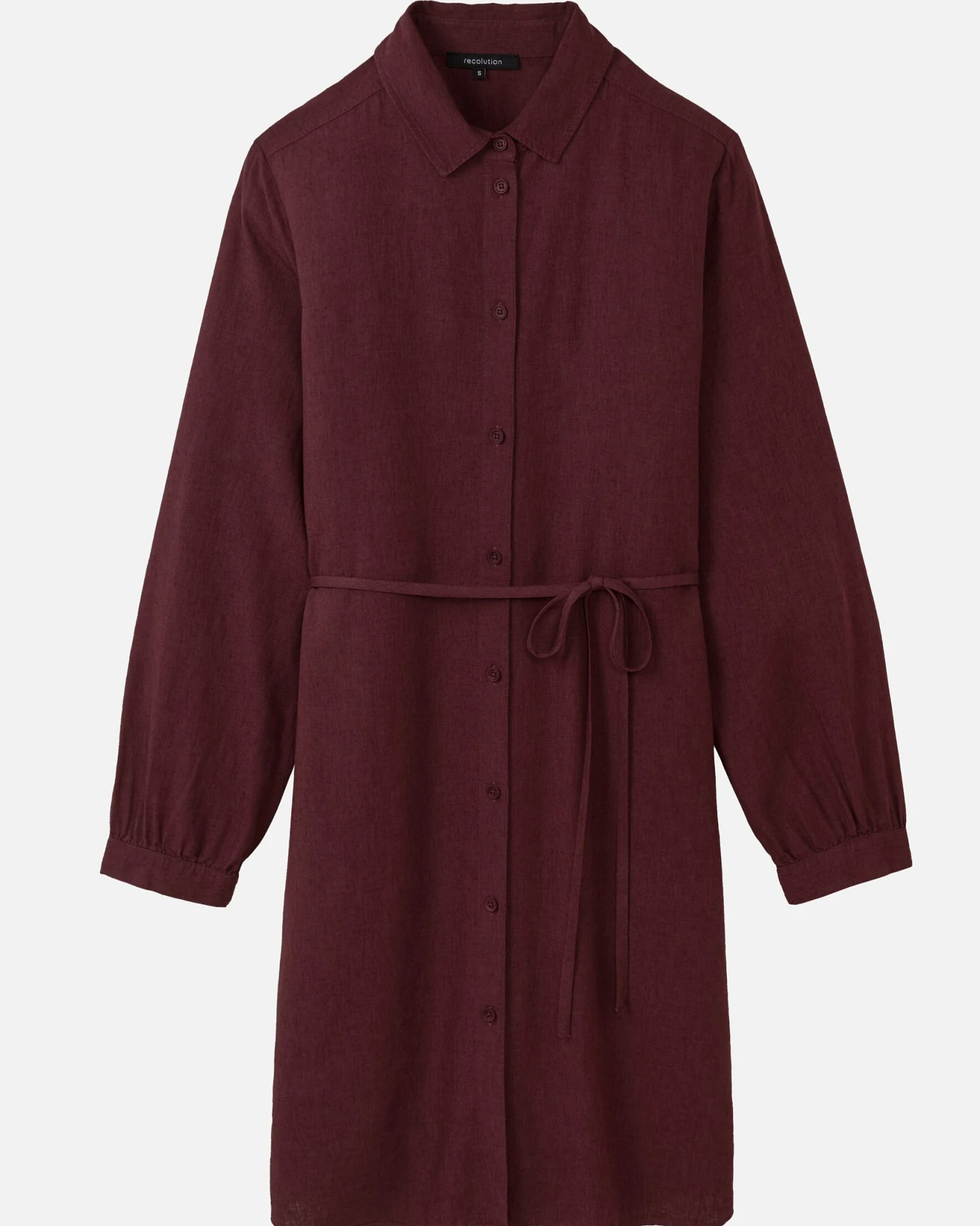 Recolution Damen vegan Kleid Melon Dunkel Pflaume – Ansicht 2