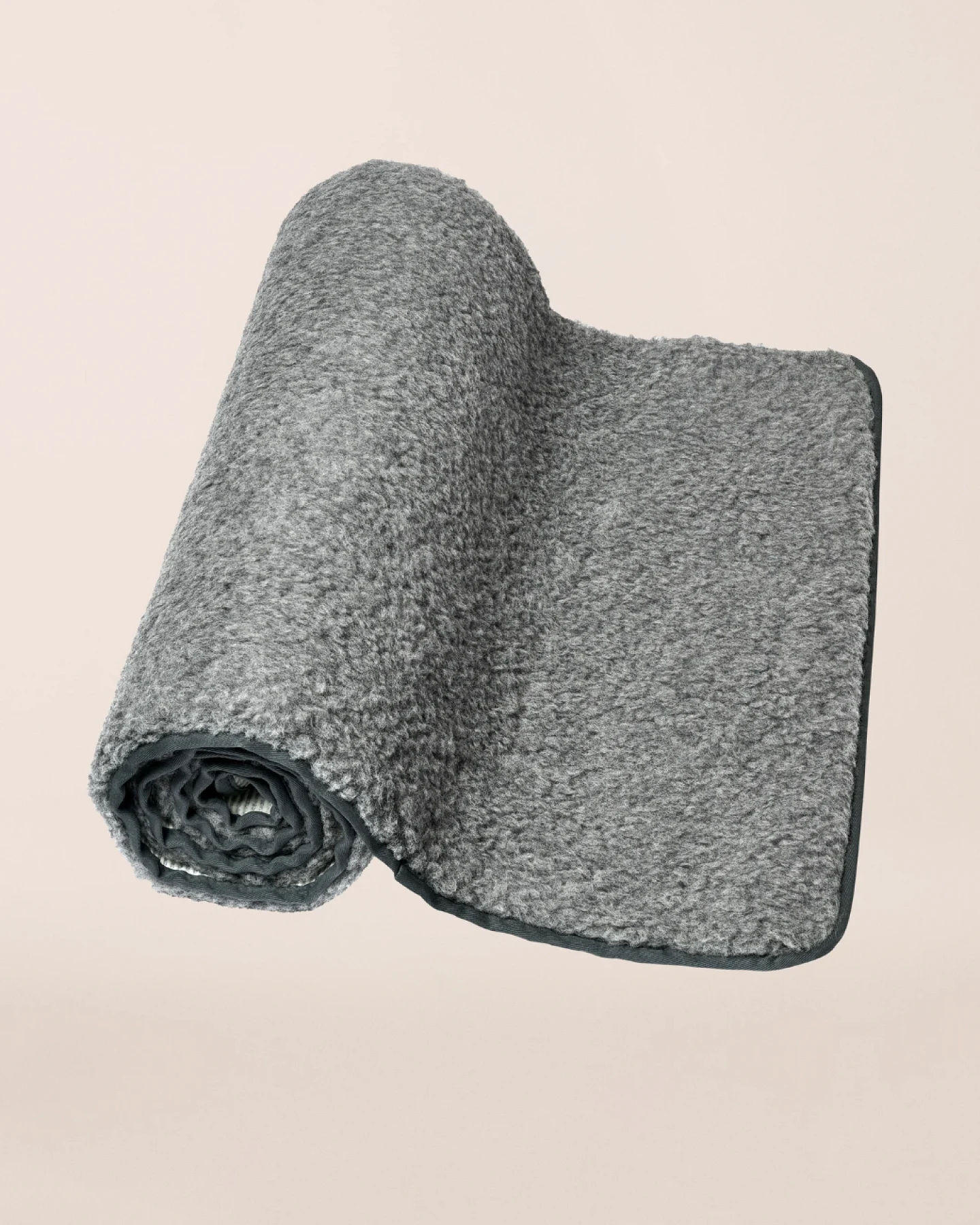 Casall Yogamatte Natural Wool - Dark Grey – Ansicht 4