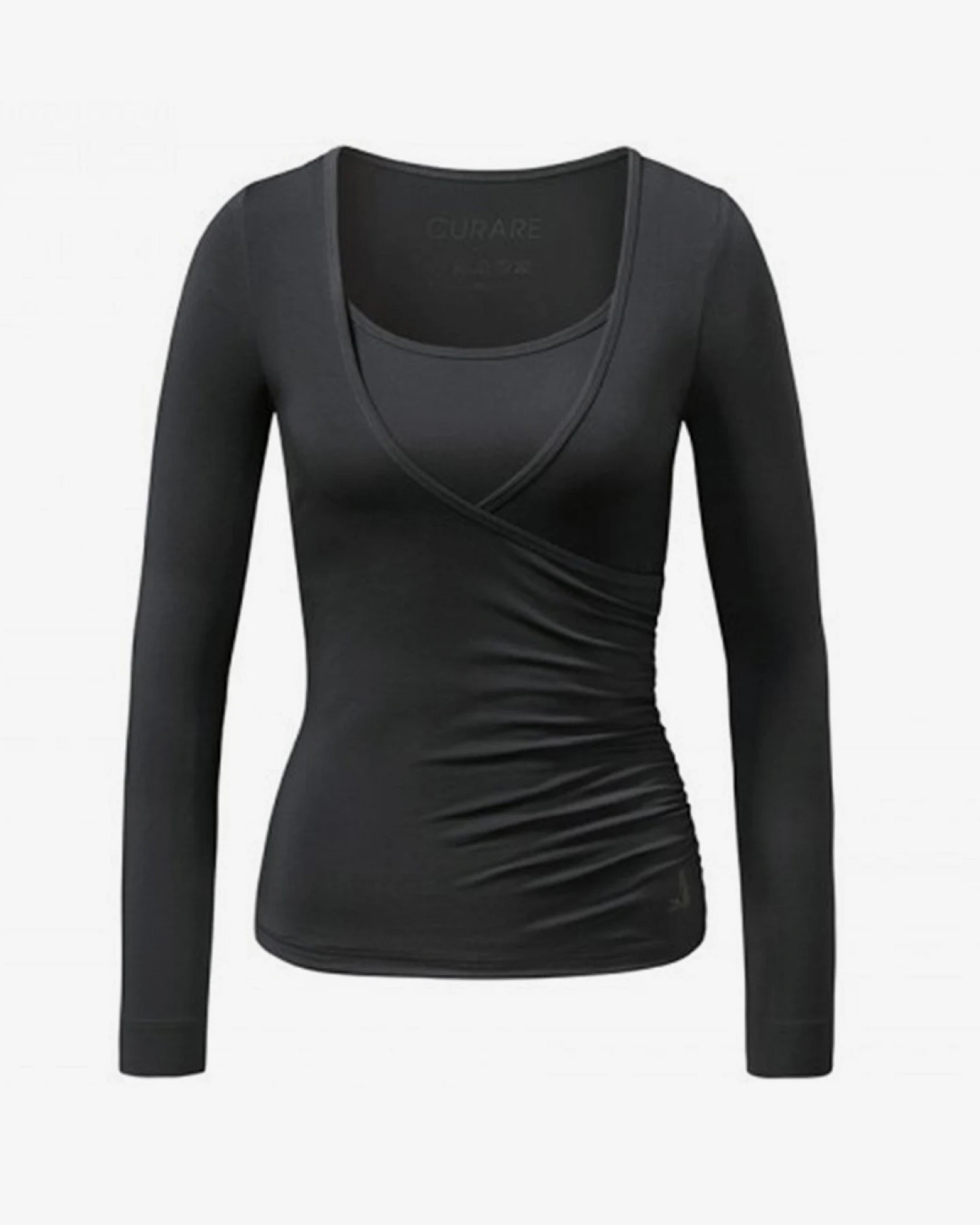 Curare Wrap Shirt - Black M – Ansicht 2