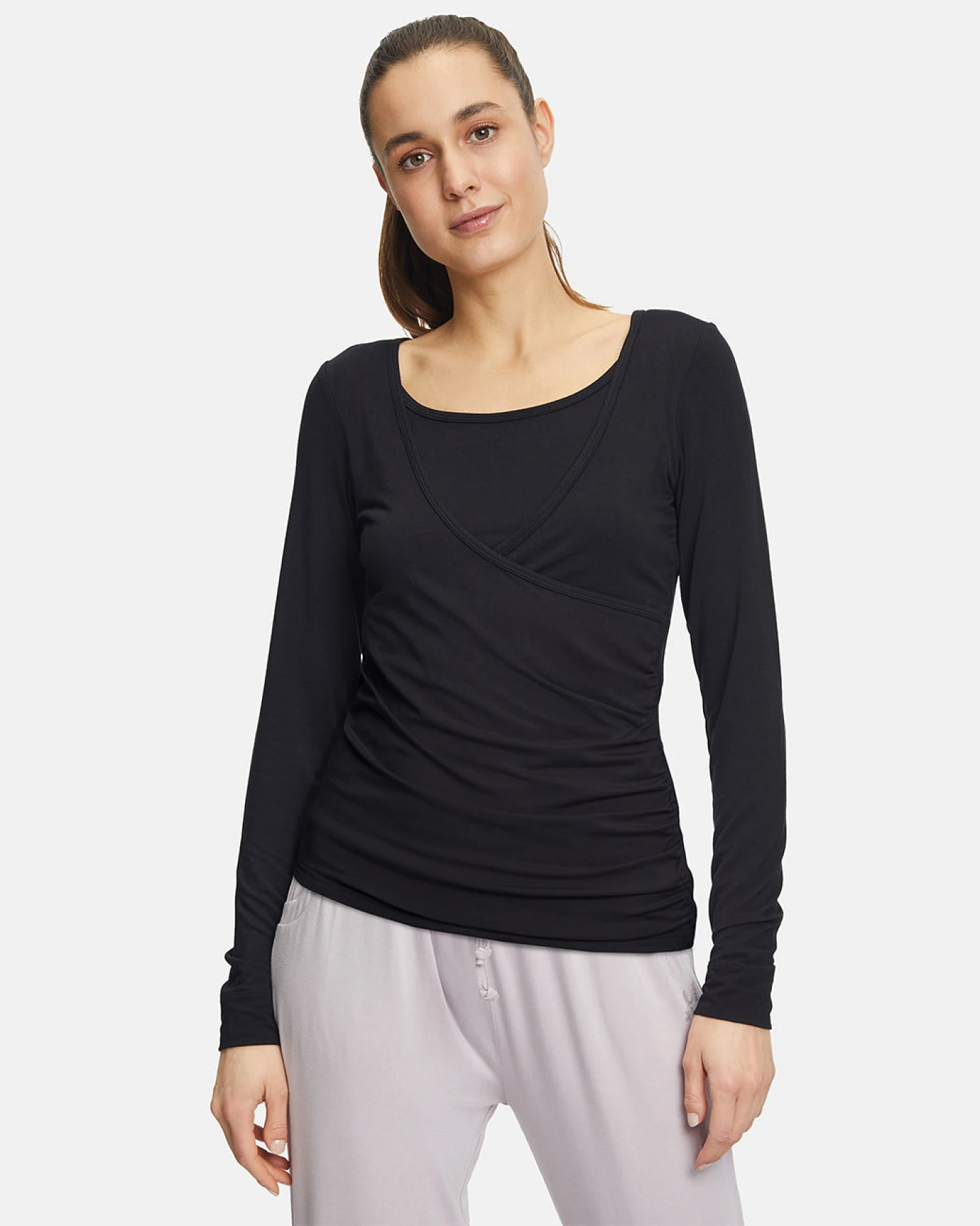 Curare Wrap Shirt - Black M – Ansicht 7