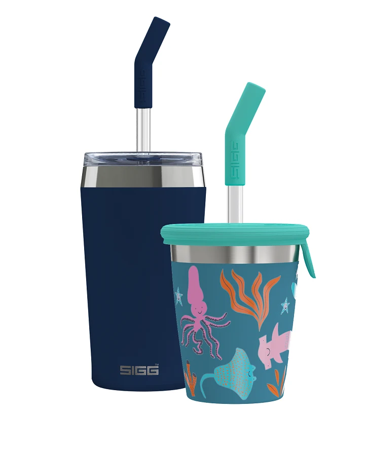 Bundle Family Bundle Helia – Night Ink & Kids Straw Cup Blue World