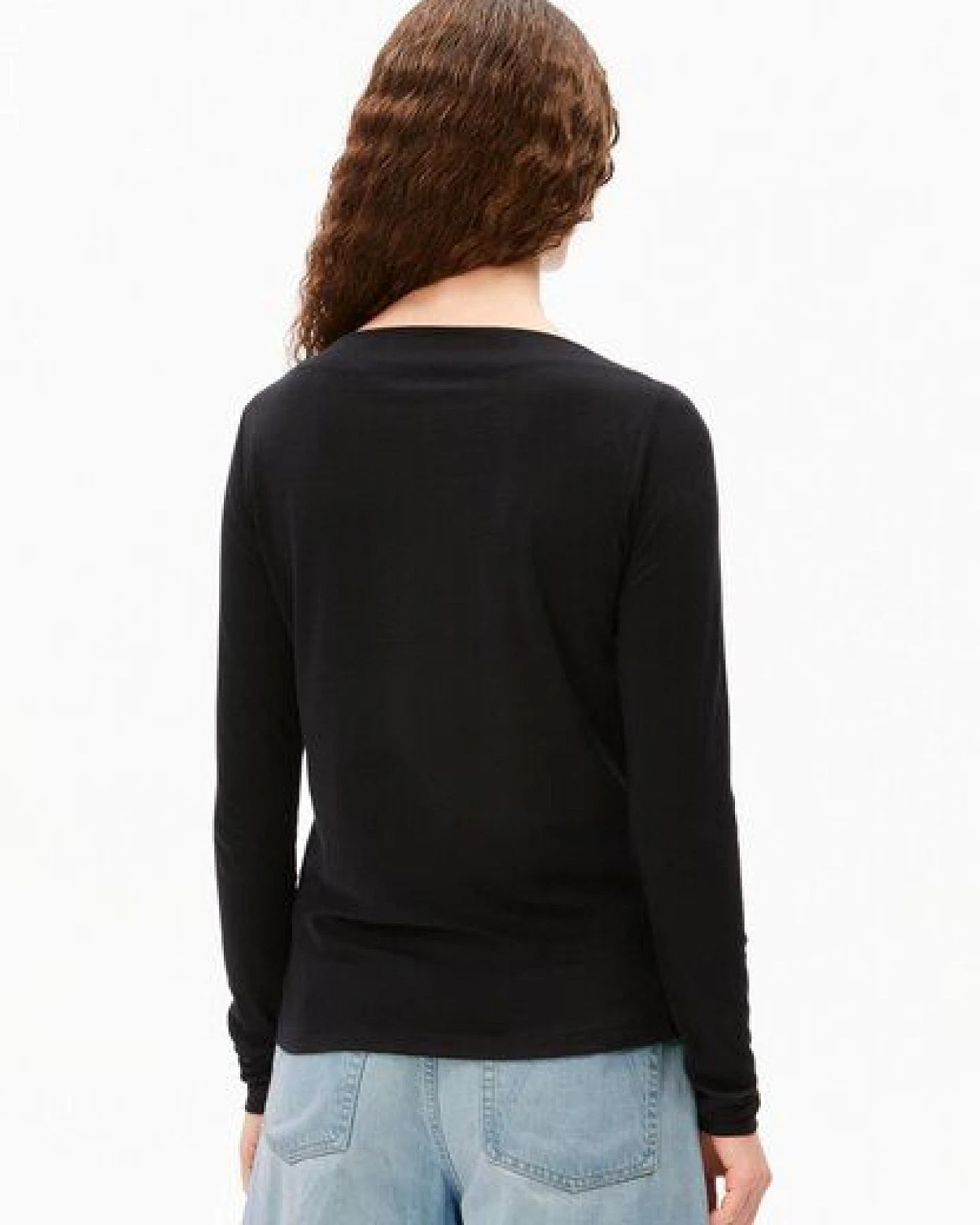 ARMEDANGELS BOAT NECK Damen Longsleeve aus TENCEL Lyocell Mix – Ansicht 2
